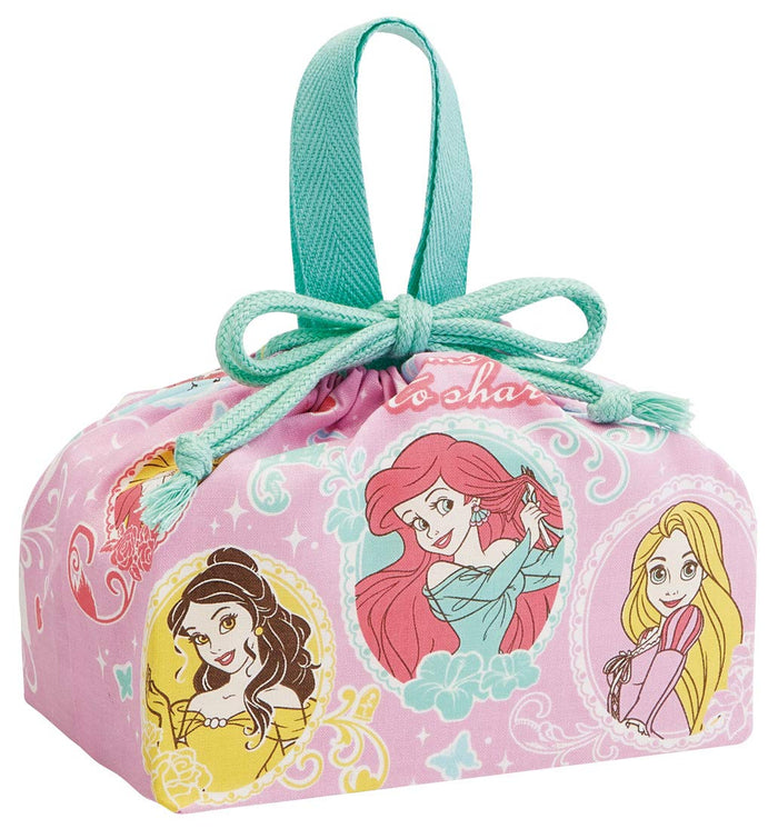 Skater Disney Princess Children's Lunch Box and Drawstring Bag Set Made in Japan- Japan Figure Store - #1 Bring To You The Best Japanese Goods