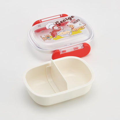 Skater Curious George Children's Lunch Box Small Size 1 Tier 270ml Antibacterial Made in Japan- Japan Figure Store - #1 Bring To You The Best Japanese Goods