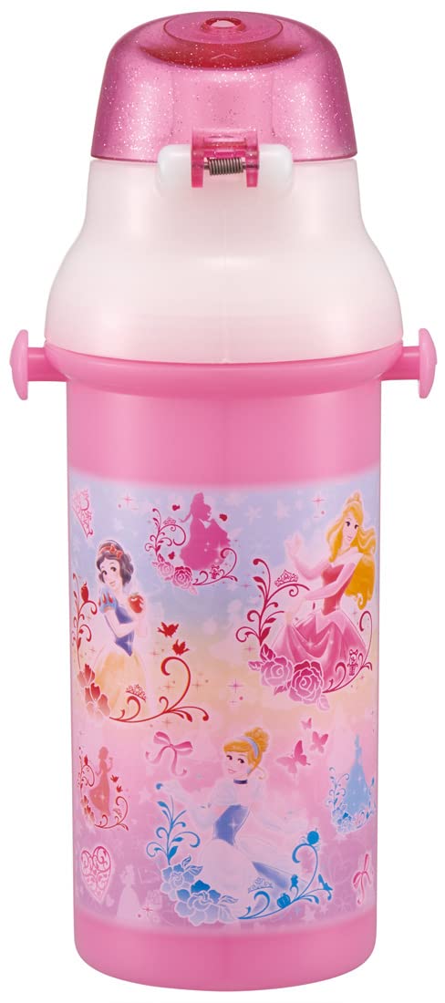 Skater Disney Princess 480ml Water Bottle for Girls Antibacterial Made in Japan- Japan Figure Store - #1 Bring To You The Best Japanese Goods