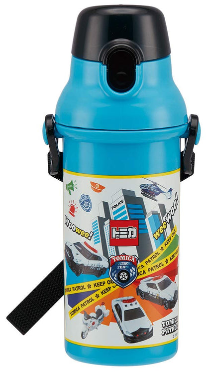 Skater Kids 480ml Water Bottle - Tomica 2020 New Design Durable Plastic- Japan Figure Store - #1 Bring To You The Best Japanese Goods