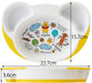 Skater Disney Pooh Sketch Baby Lunch Plate Easy Scoop Children's Tableware - 22.7x15.7 cm- Japan Figure Store - #1 Bring To You The Best Japanese Goods
