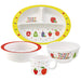 Skater Kids 750ml Melamine Lunch Plate - Very Hungry Caterpillar Fruit Design- Japan Figure Store - #1 Bring To You The Best Japanese Goods