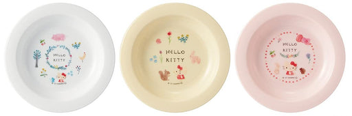 Skater Hello Kitty Children's Plate Set of 3 12cm - Sanrio Made in Japan- Japan Figure Store - #1 Bring To You The Best Japanese Goods