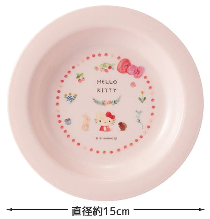 Skater Hello Kitty Children's 15cm Plate Set of 3 Made in Japan by Sanrio- Japan Figure Store - #1 Bring To You The Best Japanese Goods