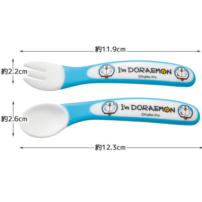 Skater Doraemon Spoon and Fork Set for Children 12cm - Skater's Sanrio Collection- Japan Figure Store - #1 Bring To You The Best Japanese Goods