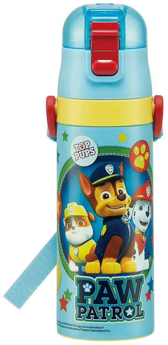 Skater Paw Patrol 470ml Direct Drinking Stainless Steel Kids Water Bottle for Boys- Japan Figure Store - #1 Bring To You The Best Japanese Goods