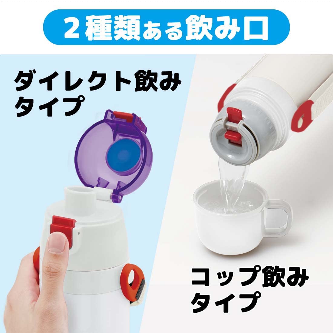 Skater Kids Stainless Steel 470ml Pokemon Sports Water Bottle Lightweight Insulated- Japan Figure Store - #1 Bring To You The Best Japanese Goods