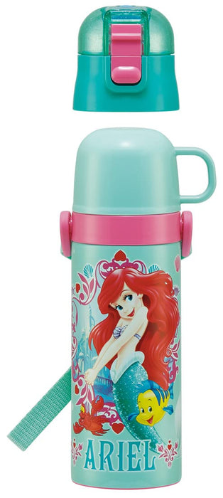 Skater Kids Thermal Ariel 22 Stainless Steel Water Bottle 470ml - Lightweight Girl-Friendly- Japan Figure Store - #1 Bring To You The Best Japanese Goods