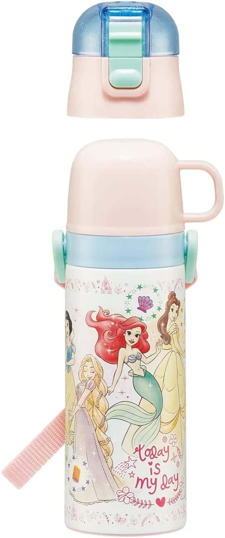 Skater Princess 23 Kids Stainless Steel Thermal Water Bottle - Lightweight 470ml Girls Sports Drinkware- Japan Figure Store - #1 Bring To You The Best Japanese Goods