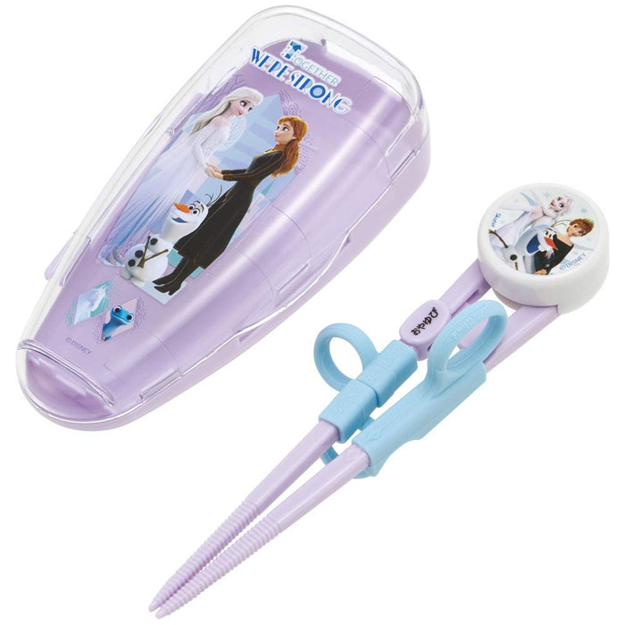 Skater Disney Frozen 14cm Right-Handed Training Chopsticks with Case Suitable for Ages 2-7- Japan Figure Store - #1 Bring To You The Best Japanese Goods