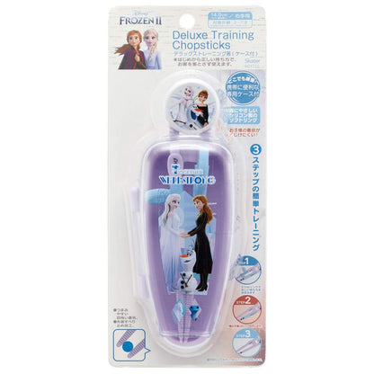 Skater Disney Frozen 14cm Right-Handed Training Chopsticks with Case Suitable for Ages 2-7- Japan Figure Store - #1 Bring To You The Best Japanese Goods