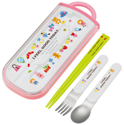 Skater Children's Trio Set - Chopsticks Spoon Fork - My Favorites Made in Japan Tcs1Am- Japan Figure Store - #1 Bring To You The Best Japanese Goods