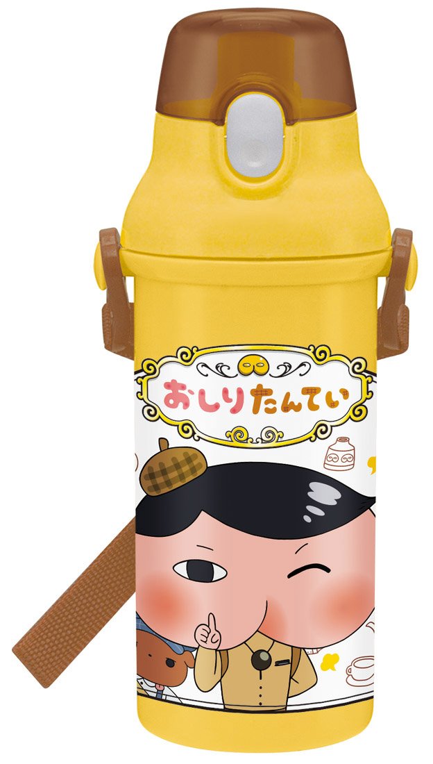 Skater Children's 480ml Water Bottle Made in Japan Butt Detective Troll Design- Japan Figure Store - #1 Bring To You The Best Japanese Goods