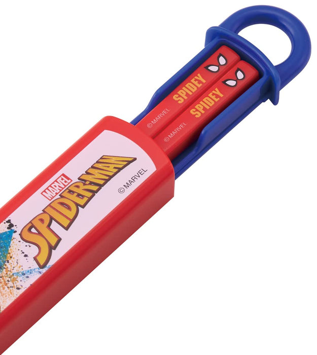 Skater Spider-Man Kids' Antibacterial Chopsticks Set 16.5cm Made in Japan- Japan Figure Store - #1 Bring To You The Best Japanese Goods