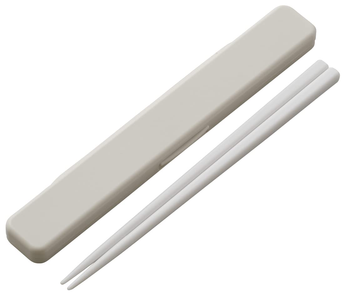 Skater 18cm Antibacterial Chopsticks and Case Set Dull Gray Made in Japan- Japan Figure Store - #1 Bring To You The Best Japanese Goods