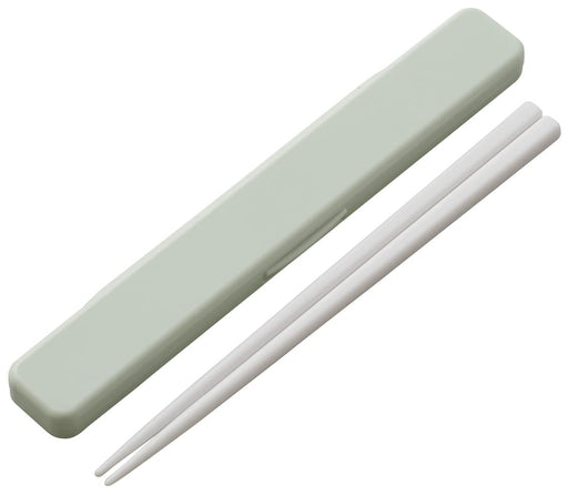 Skater 18cm Antibacterial Chopsticks and Case Set Dull Green - Made in Japan- Japan Figure Store - #1 Bring To You The Best Japanese Goods