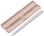 Skater Antibacterial 18cm Chopsticks and Case Set Made in Japan Dull Pink - ABC3AG-A- Japan Figure Store - #1 Bring To You The Best Japanese Goods