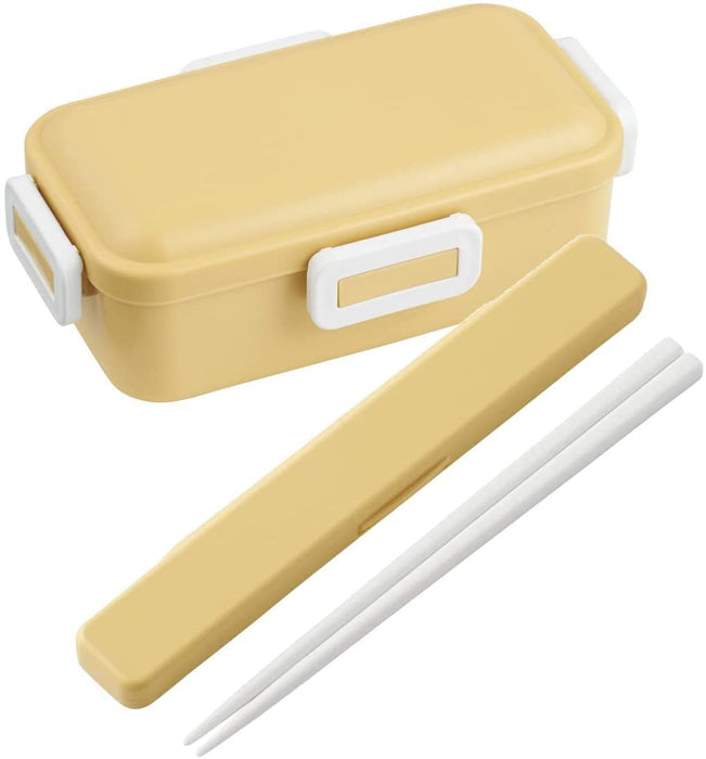 Skater 18cm Antibacterial Chopsticks and Case Set Dull Yellow Made in Japan- Japan Figure Store - #1 Bring To You The Best Japanese Goods