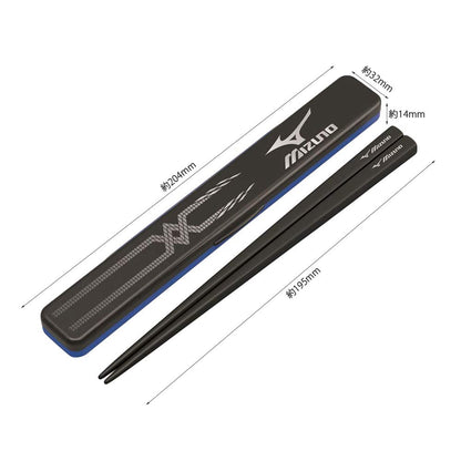 Skater 19.5cm Mizuno 17 Chopsticks and Case Set - Made in Japan- Japan Figure Store - #1 Bring To You The Best Japanese Goods