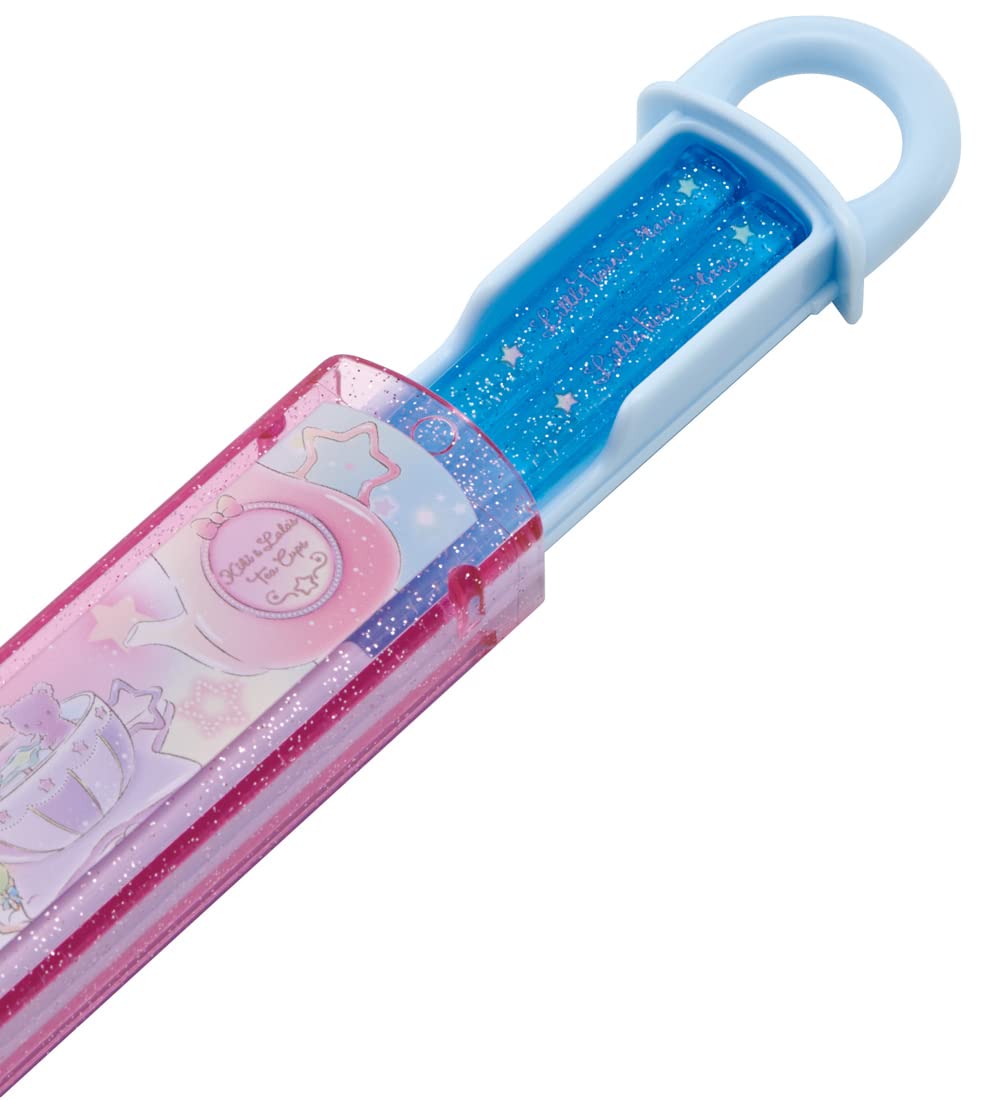 Skater Little Twin Stars 16.5cm Antibacterial Chopsticks and Case Set Made in Japan- Japan Figure Store - #1 Bring To You The Best Japanese Goods