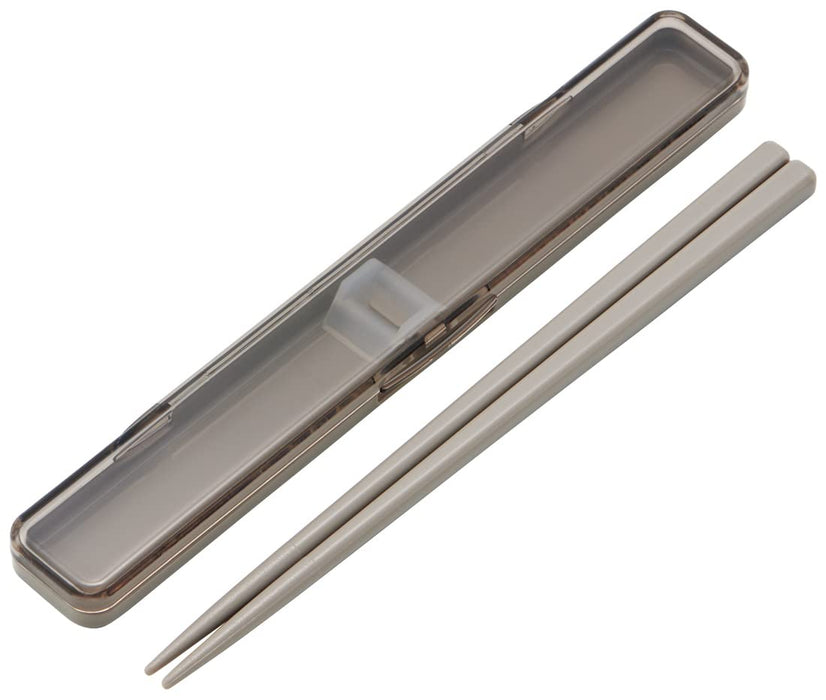 Skater 18cm Antibacterial Adult Chopsticks and Case Set in Mauve Gray - Made in Japan- Japan Figure Store - #1 Bring To You The Best Japanese Goods