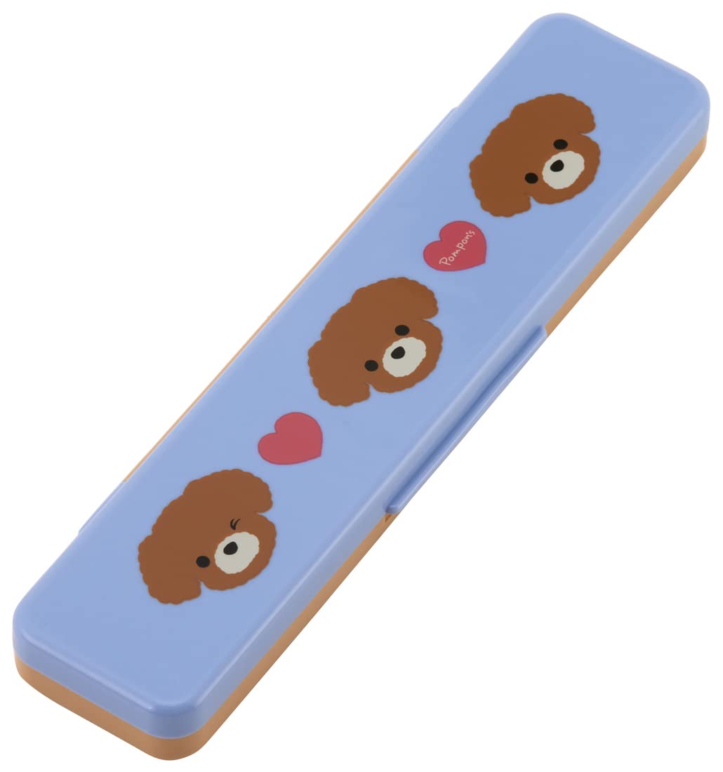 Skater Antibacterial Chopsticks and Spoon Combo Set 18cm Pompon's Dog Design Made in Japan- Japan Figure Store - #1 Bring To You The Best Japanese Goods