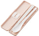 Skater 18cm Antibacterial Chopsticks and Spoon Set Dull Pink - Made in Japan- Japan Figure Store - #1 Bring To You The Best Japanese Goods