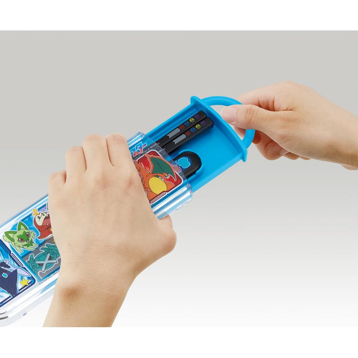 Skater Antibacterial Chopsticks and Spoon Set Pokemon 24 Made in Japan