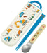 Skater Antibacterial Chopsticks and Spoon Set Working Car Design Made in Japan - Cca1Ag-A- Japan Figure Store - #1 Bring To You The Best Japanese Goods
