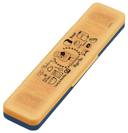 Skater Silver Ion Ag+ Antibacterial Chopsticks and Spoon Set Nya-Go 18cm - Made in Japan- Japan Figure Store - #1 Bring To You The Best Japanese Goods