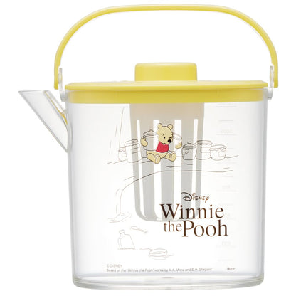 Skater 1.2L Heat-Resistant Cold Tea Pot with Strainer Disney Winnie The Pooh Café Water Bottle- Japan Figure Store - #1 Bring To You The Best Japanese Goods