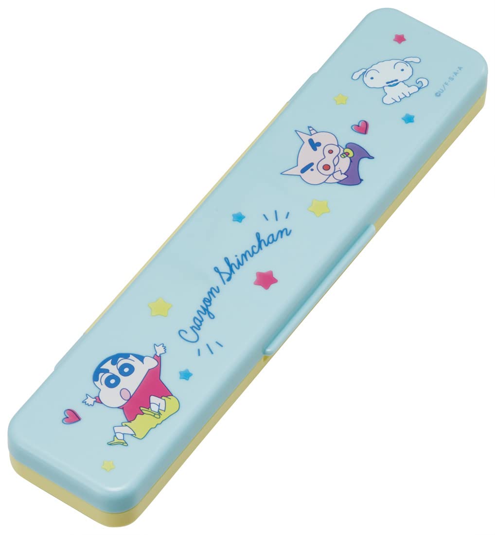 Skater Chopsticks and Spoon Set 18cm Antibacterial Crayon Shin-Chan Made in Japan- Japan Figure Store - #1 Bring To You The Best Japanese Goods