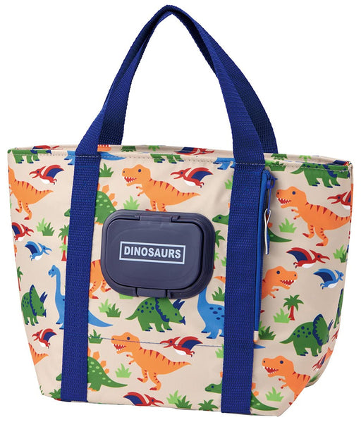 Skater Denosaurus Cooler Bag with Wet Tissue Pocket - Kclbp1-A Model- Japan Figure Store - #1 Bring To You The Best Japanese Goods