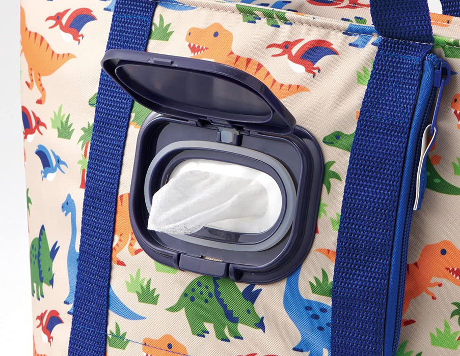 Skater Denosaurus Cooler Bag with Wet Tissue Pocket - Kclbp1-A Model- Japan Figure Store - #1 Bring To You The Best Japanese Goods