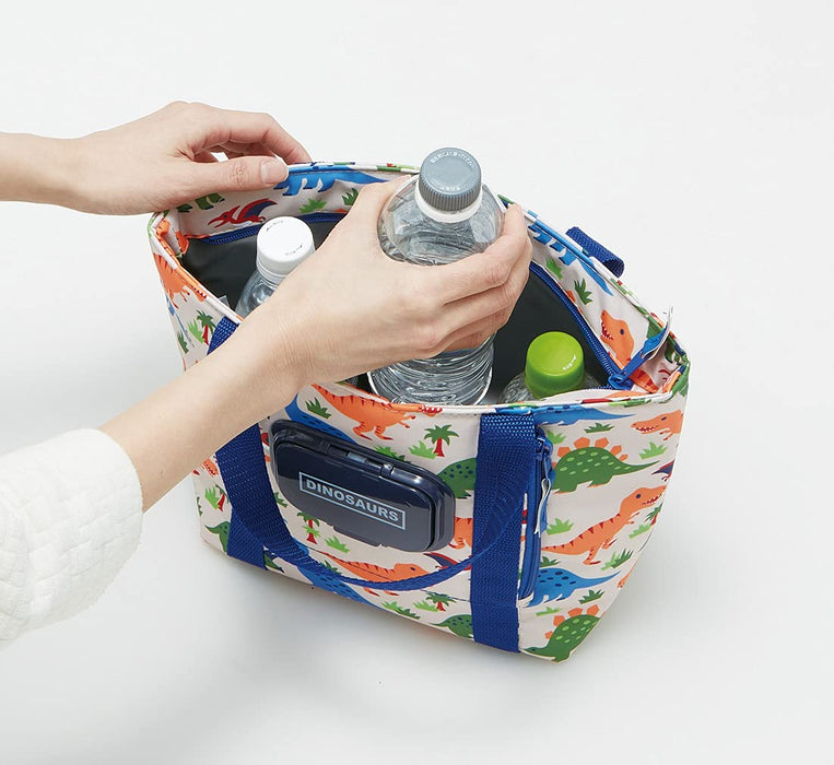 Skater Denosaurus Cooler Bag with Wet Tissue Pocket - Kclbp1-A Model- Japan Figure Store - #1 Bring To You The Best Japanese Goods