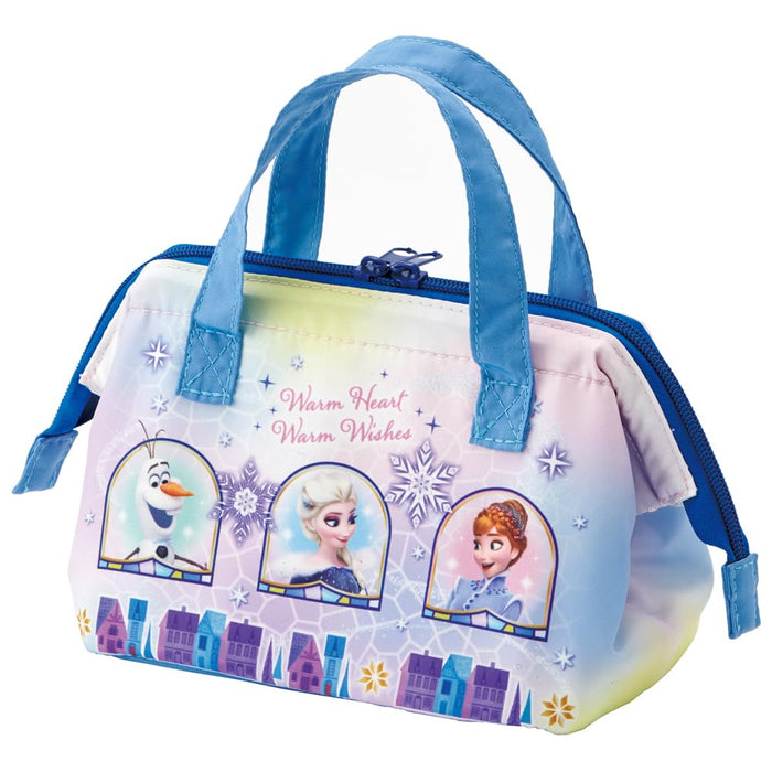 Skater Disney Frozen 23 Cooling Lunch Bag with Clasp Kga0-A Designed for Kids- Japan Figure Store - #1 Bring To You The Best Japanese Goods