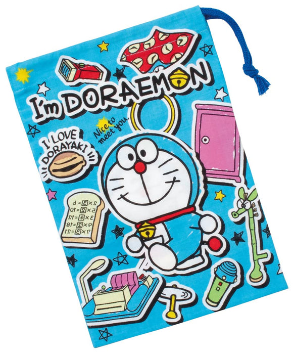Skater Doraemon Sticker Cup Bag 21 X 15 cm - Skater KB62-A- Japan Figure Store - #1 Bring To You The Best Japanese Goods
