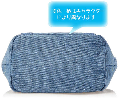 Skater Snoopy Themed Denim Cooler Bag with Cork Pocket - Peanuts Collection- Japan Figure Store - #1 Bring To You The Best Japanese Goods