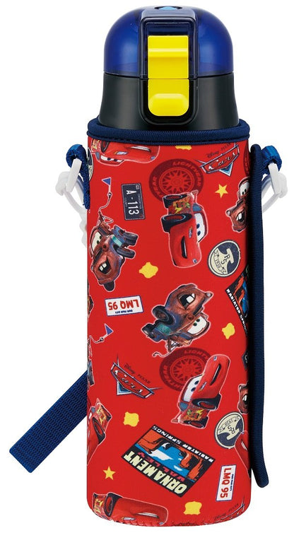 Skater Stainless Steel Water Bottle with Cover Disney Cars 17 470ml- Japan Figure Store - #1 Bring To You The Best Japanese Goods