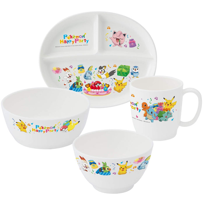 Skater Pokemon Pocket Monsters Silver Ion Antibacterial Lunch Plate Made in Japan- Japan Figure Store - #1 Bring To You The Best Japanese Goods