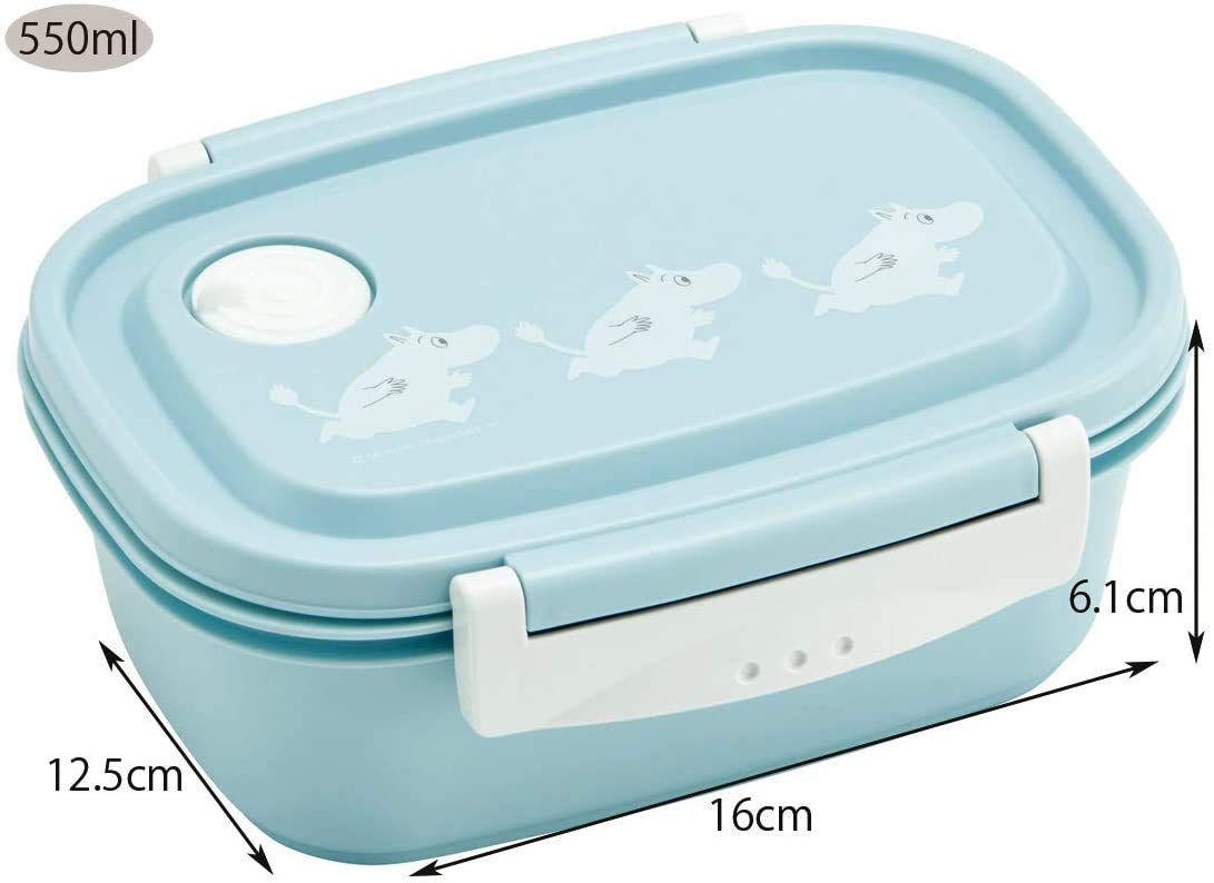 Skater Medium 550ml Moomin Microwave Safe Lunch Box Light and Easy to Carry Container- Japan Figure Store - #1 Bring To You The Best Japanese Goods
