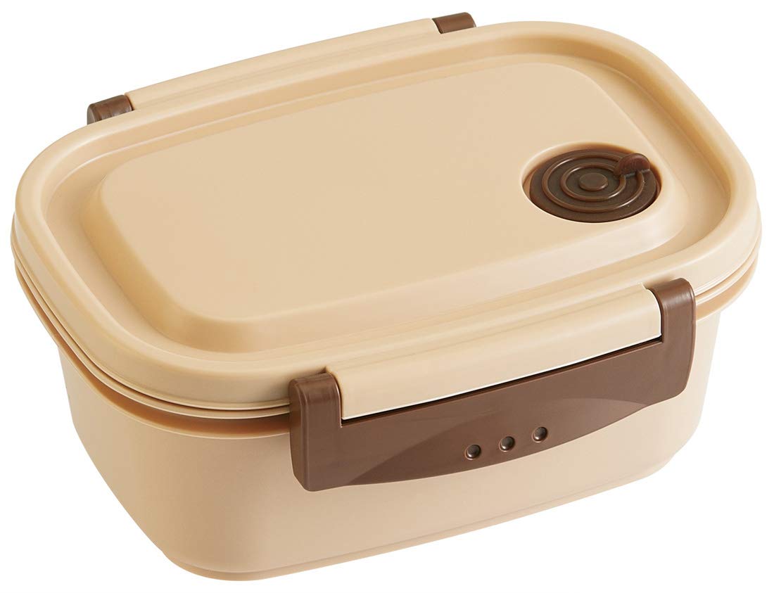 Skater Sealable 430ml Microwave Safe Lunch Box Easy Light Storage Container - Beige- Japan Figure Store - #1 Bring To You The Best Japanese Goods