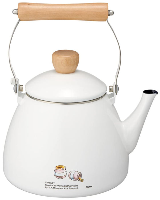 Skater Disney Winnie The Pooh 2L Enamel Kettle - Enkt2-A Skater Collection- Japan Figure Store - #1 Bring To You The Best Japanese Goods
