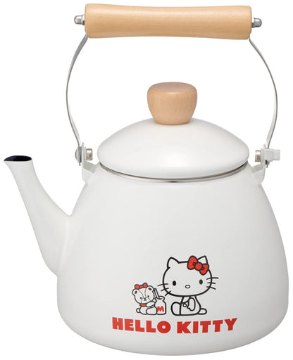 Skater 2L Hello Kitty and Tiny Chum Enamel Kettle - Sanrio ENKT2-A Series- Japan Figure Store - #1 Bring To You The Best Japanese Goods