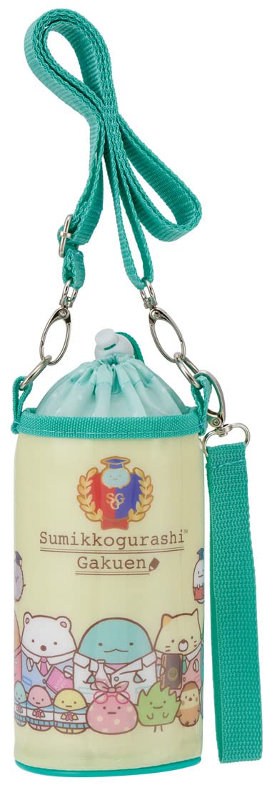 Skater Sumikko Gurashi School 500ml Enamel Plastic Water Bottle Case- Japan Figure Store - #1 Bring To You The Best Japanese Goods