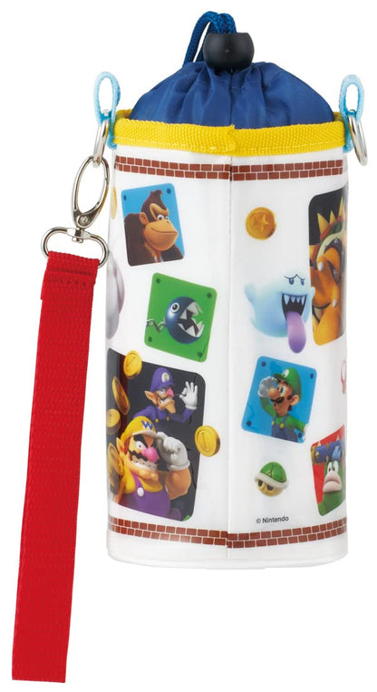 Skater Super Mario 500ml Plastic Enamel Bottle Case Pvpc6-A- Japan Figure Store - #1 Bring To You The Best Japanese Goods