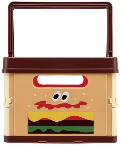 Skater Stackable Toy Storage Box with Handle Burger Conks 38X25X19.5cm Bwot13-A- Japan Figure Store - #1 Bring To You The Best Japanese Goods