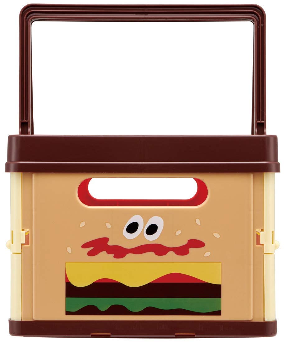Skater Stackable Toy Storage Box with Handle Burger Conks 38X25X19.5cm Bwot13-A- Japan Figure Store - #1 Bring To You The Best Japanese Goods