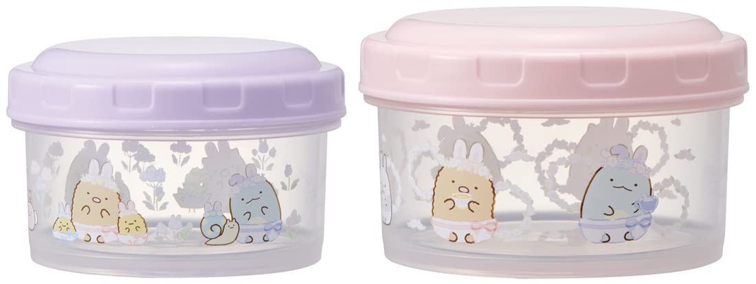 Skater Sumikko Gurashi Rabbit Garden Food Storage Container S/M Lunch Box Set of 2 Japan Made- Japan Figure Store - #1 Bring To You The Best Japanese Goods