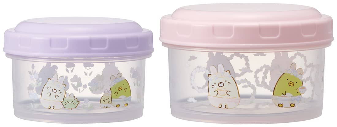 Skater Sumikko Gurashi Rabbit Garden Food Storage Container S/M Lunch Box Set of 2 Japan Made- Japan Figure Store - #1 Bring To You The Best Japanese Goods